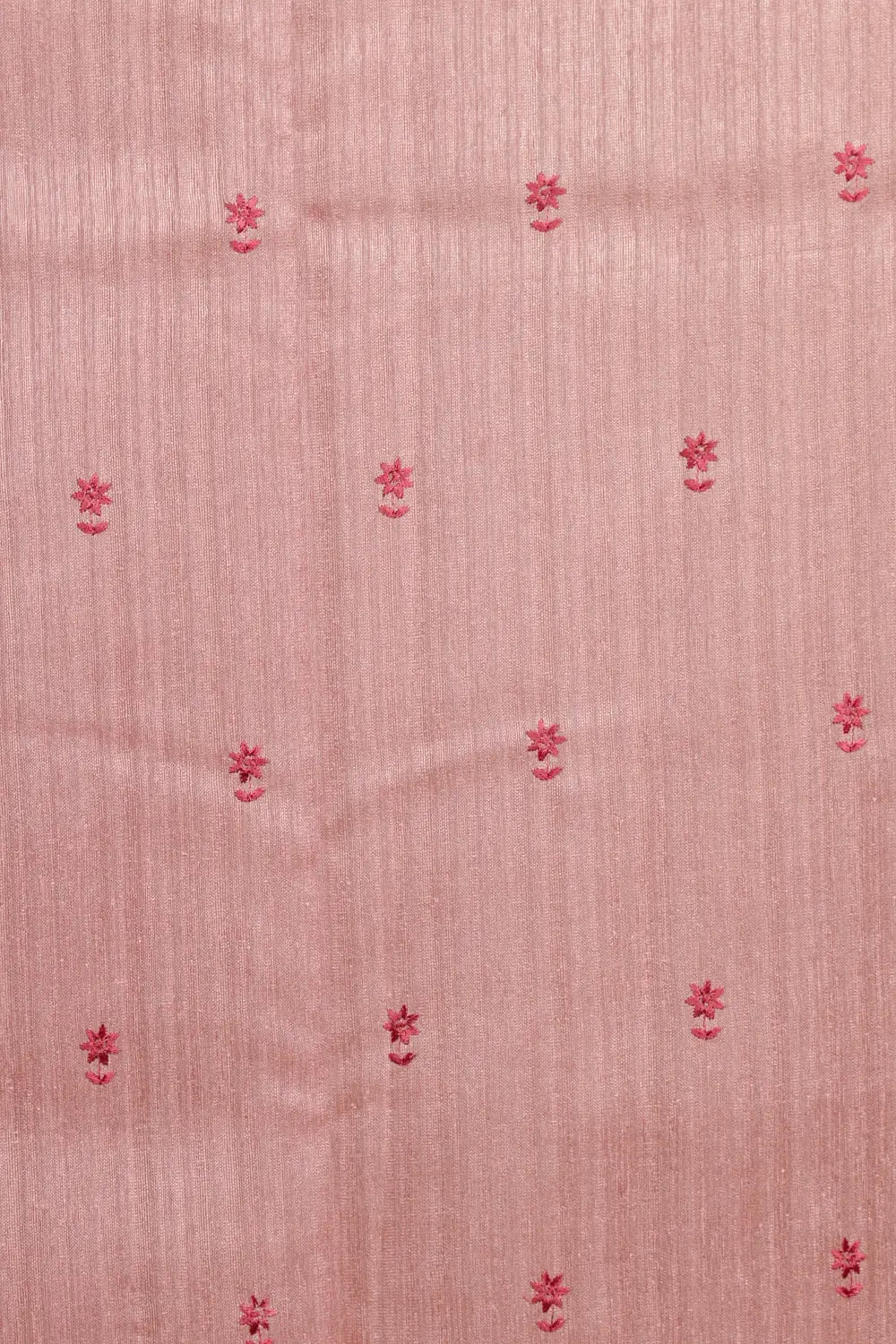 Pink Tussar Jute Saree