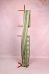 Pista Green Crepe Saree