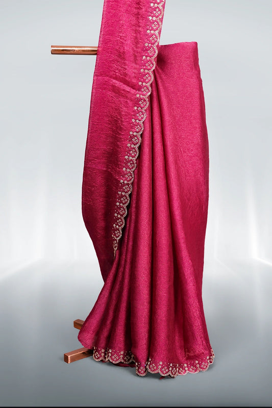 Purple Crush Organza Saree