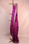 Purple Kancheepuram Soft Silk Saree