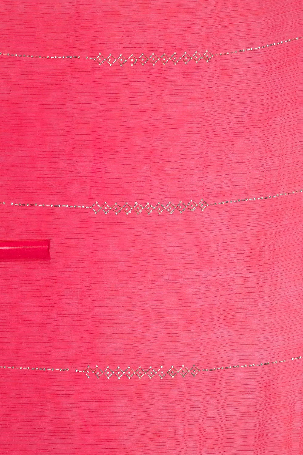 Rani Pink Organza Saree