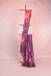 Violet Kota Printed Saree Without Border - Seematti