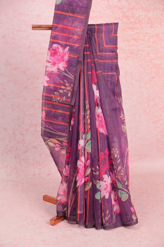 Violet Kota Saree