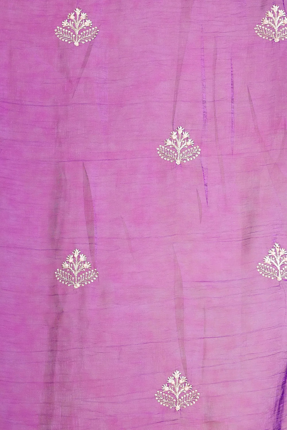 Violet Tissue Organza Saree