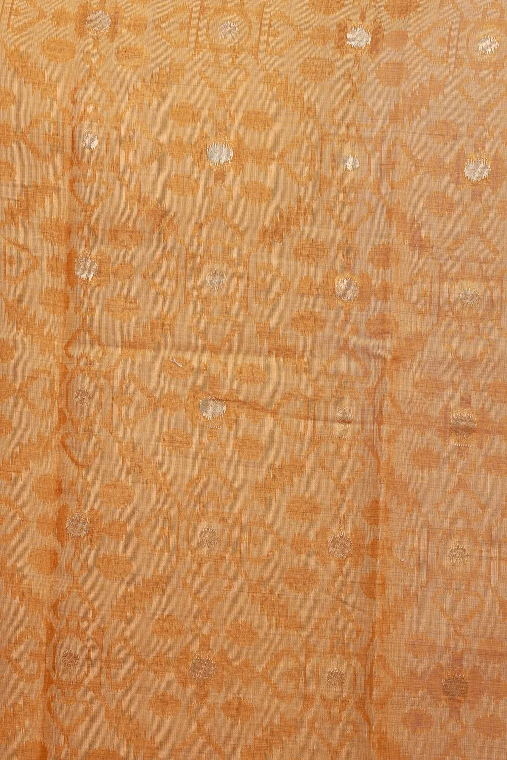 Yellow Chanderi Silk Thread Work Unstitched Churidhar Material - Seematti