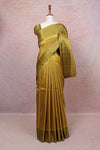 Yellow Green Kancheepuram Silk Saree - Seematti