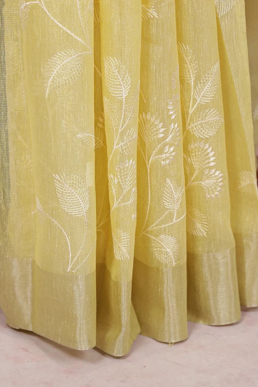 Yellow Kota Saree - Seematti