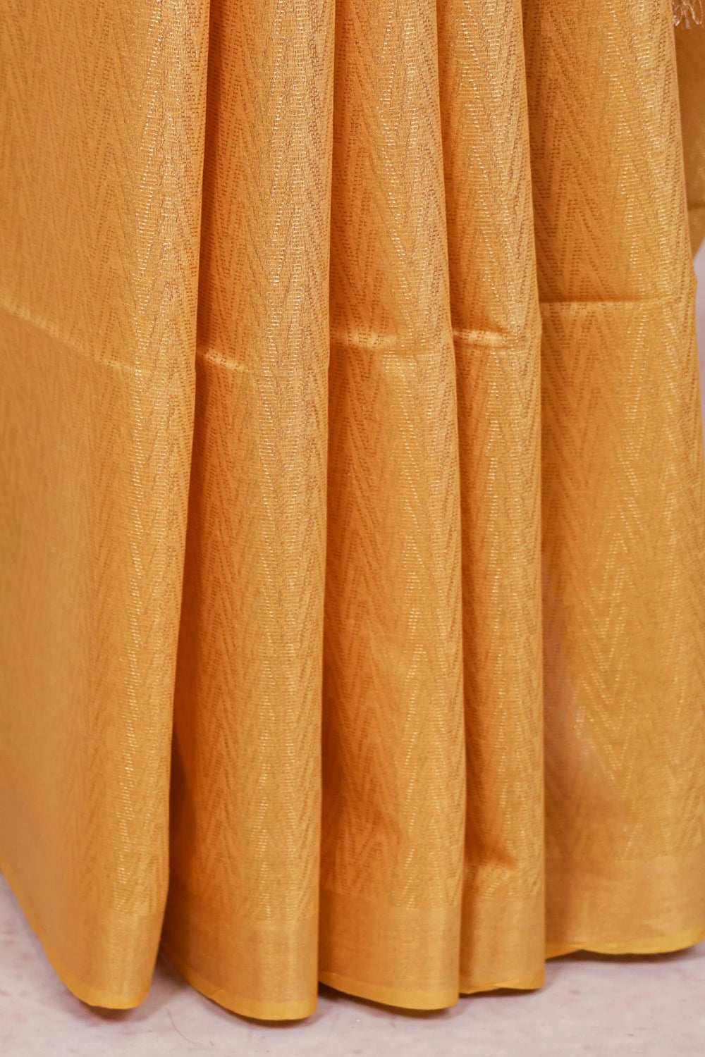 Yellow Semi Silk Saree - Seematti
