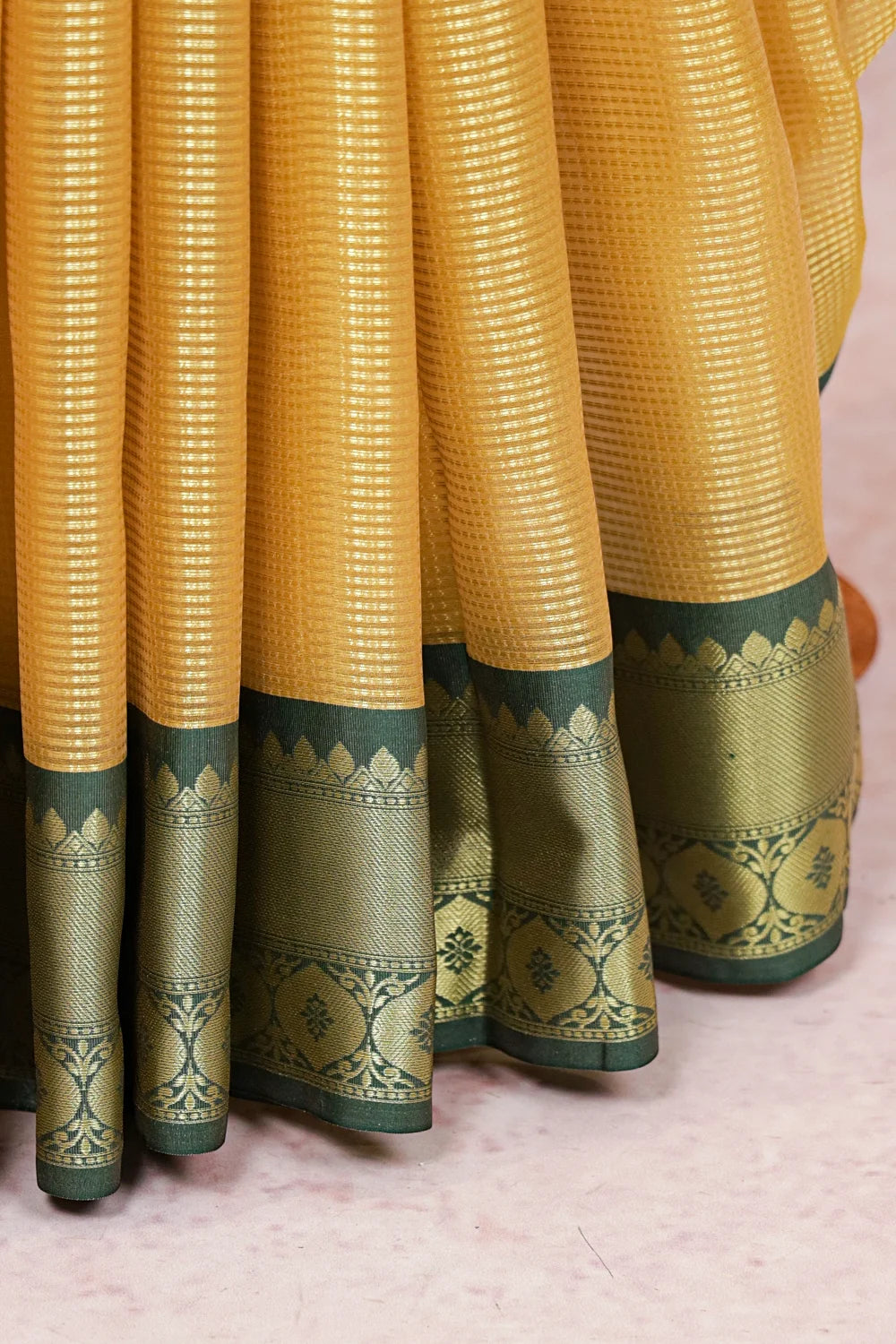 Yellow Semi Tissue Saree - Seematti