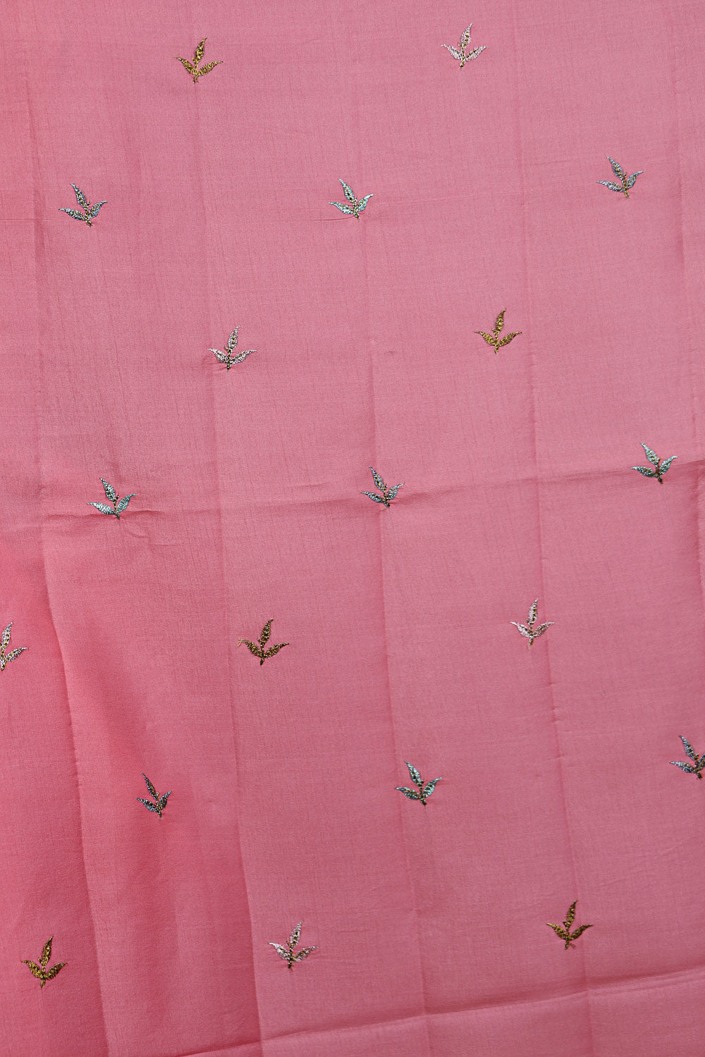 Pink Semi Tussar Saree