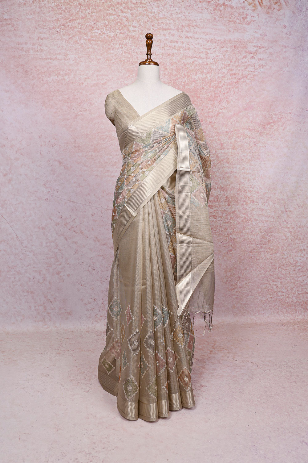 Multi Color Tissue Saree
