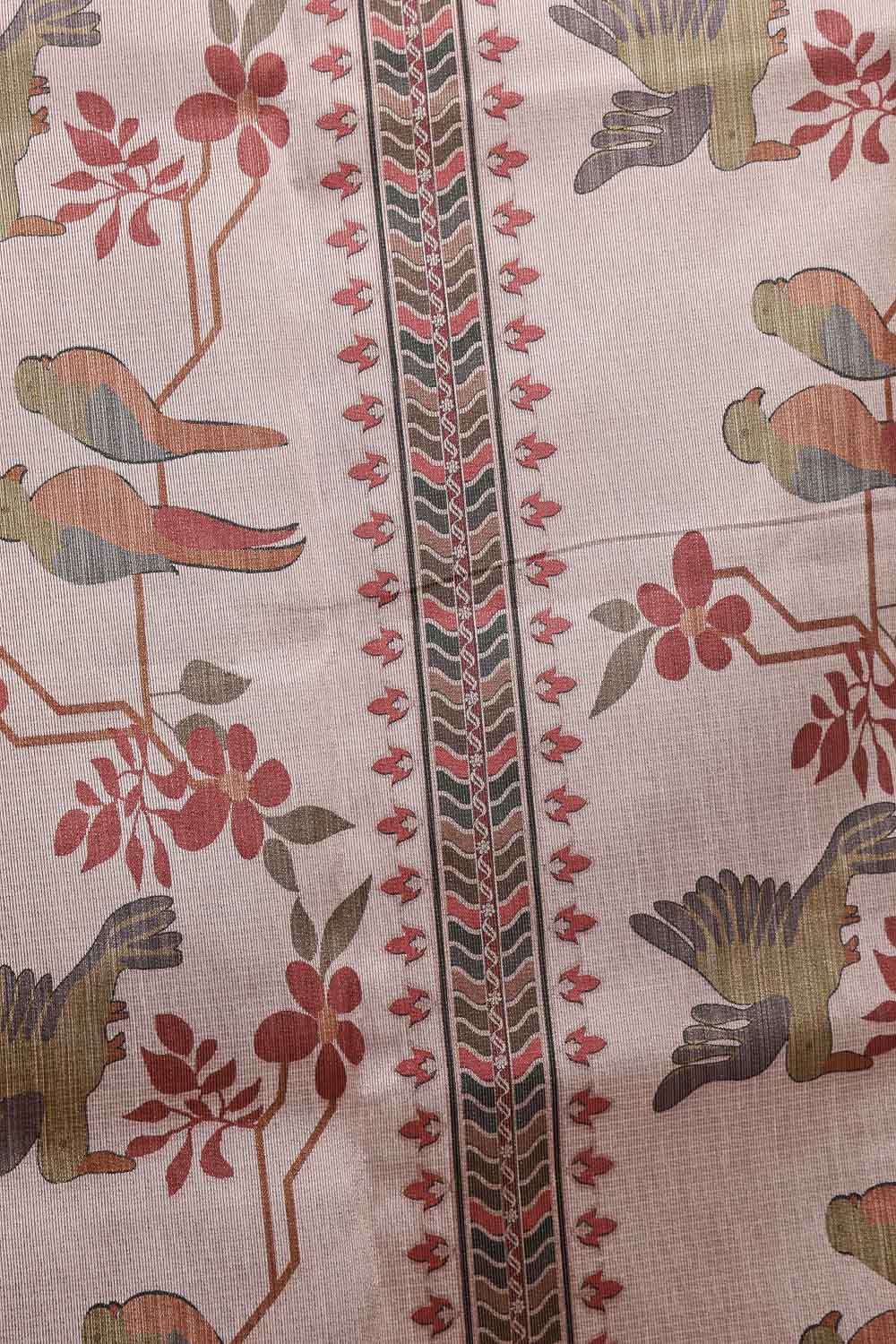 Multi Color Semi Tissue Saree