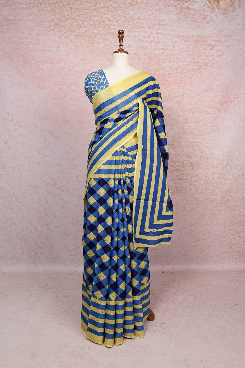 Multi Color Soft Cotton Saree