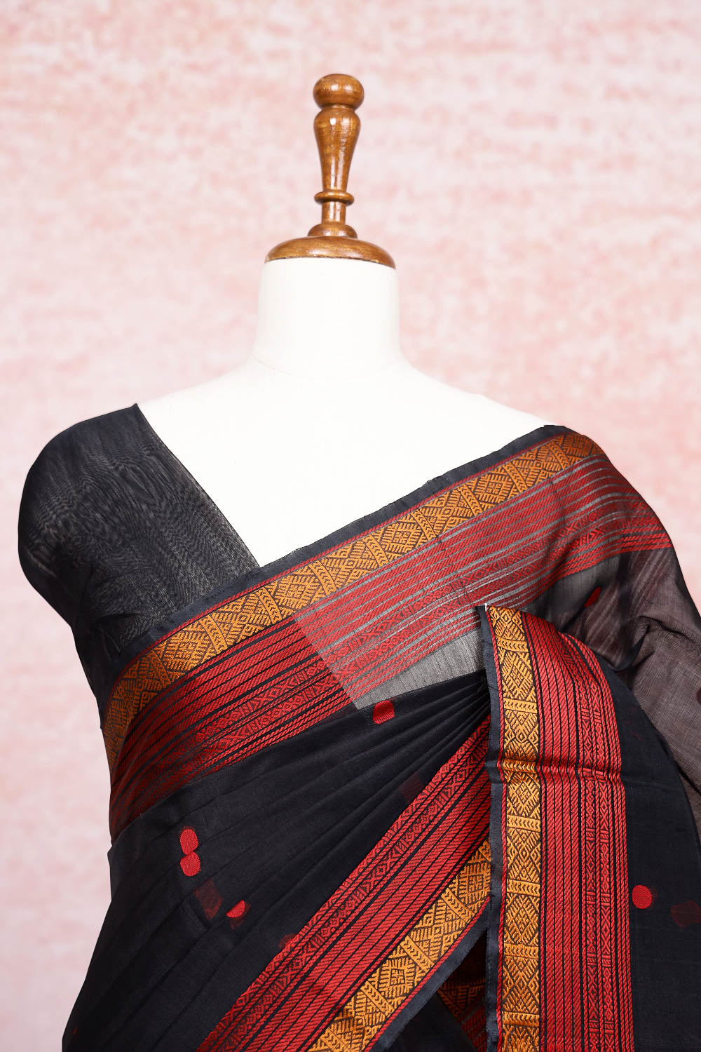 Black Art Silk Saree