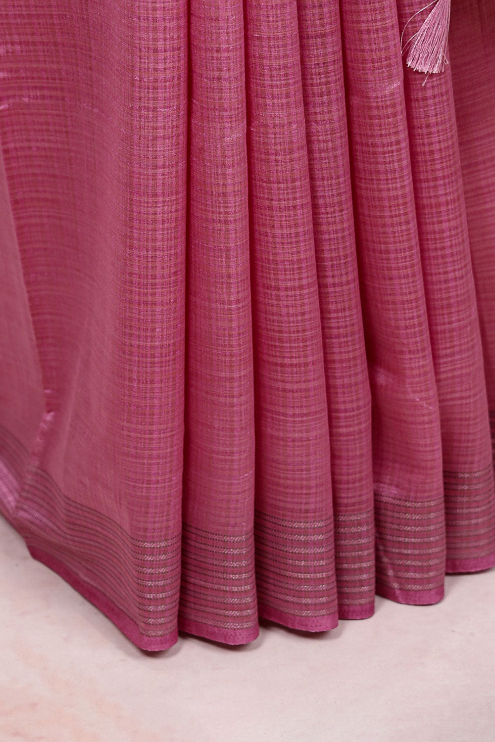Pink Semi Silk Saree