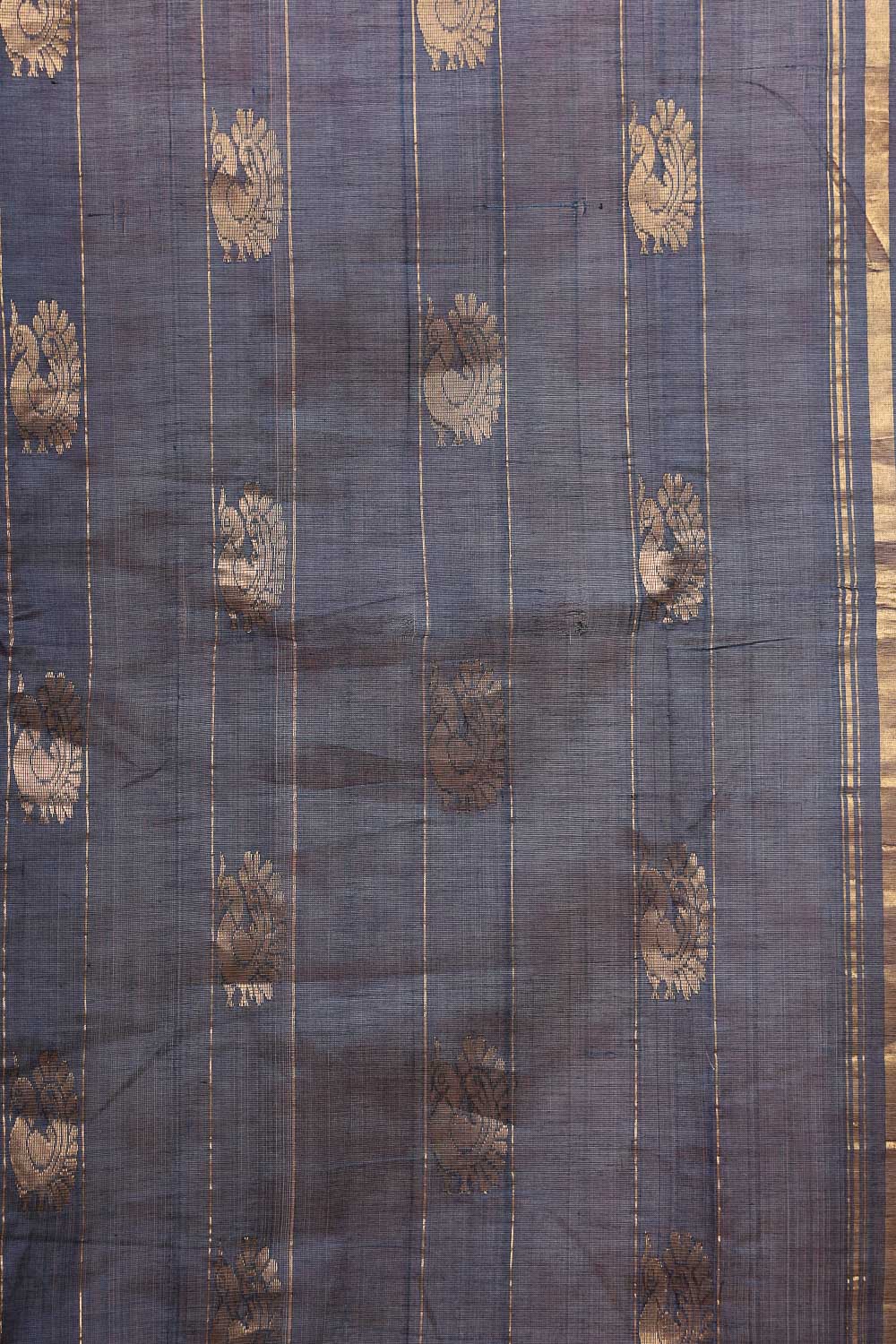 Dark Blue Silk Saree