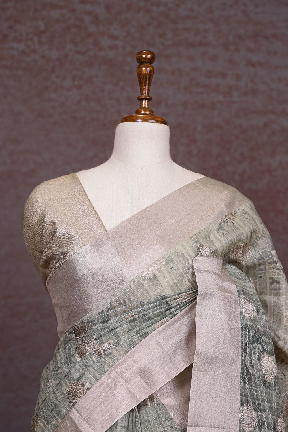 Light Green Silky Kota Saree
