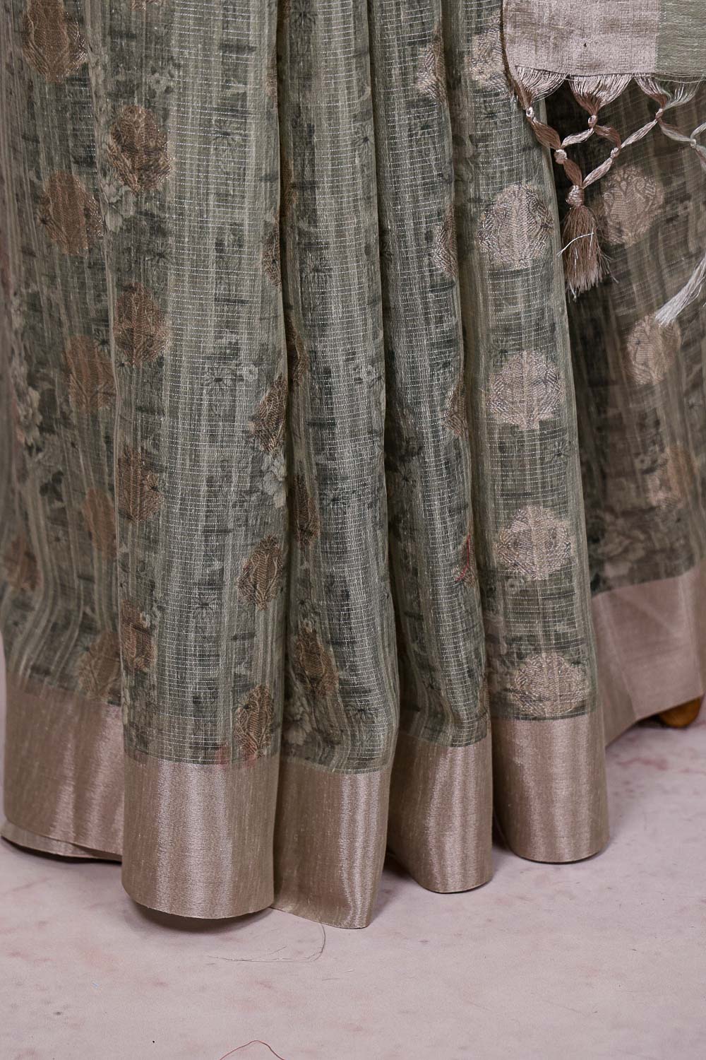 Light Green Silky Kota Saree