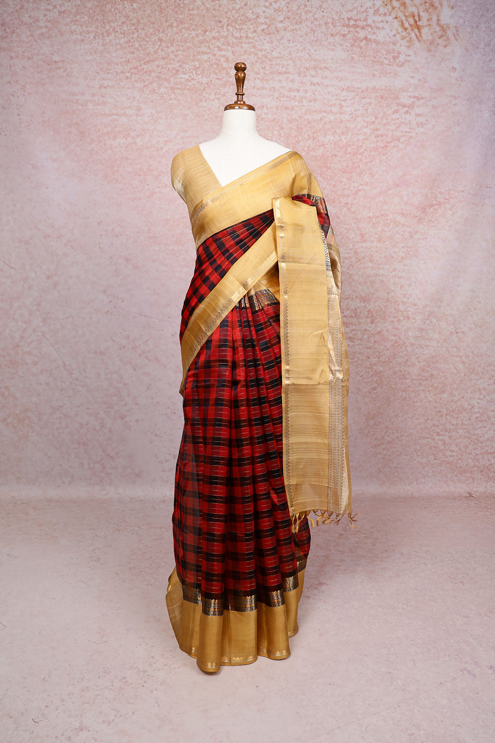 Red Silk Saree