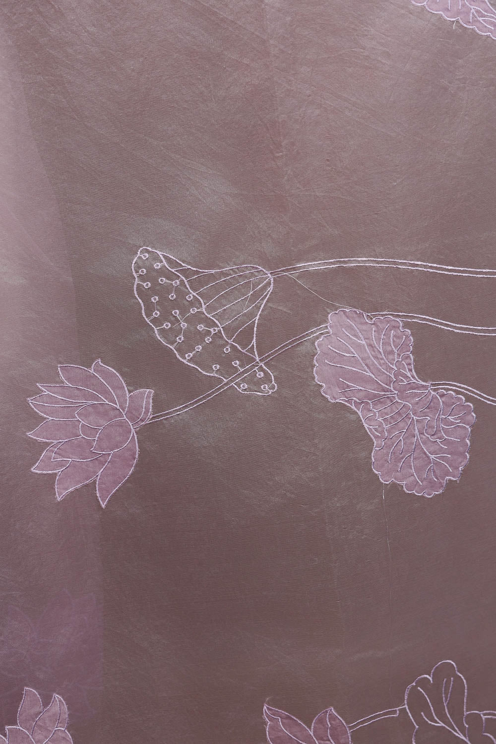 Light Lavender Organza Saree