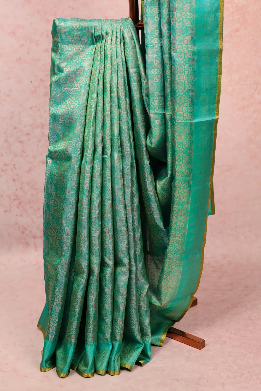 Light Green Kancheepuram Silk Saree