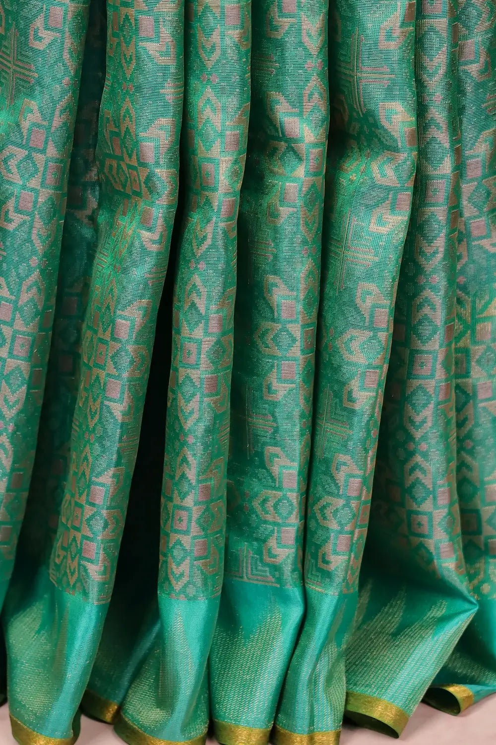 Light Green Kancheepuram Silk Saree