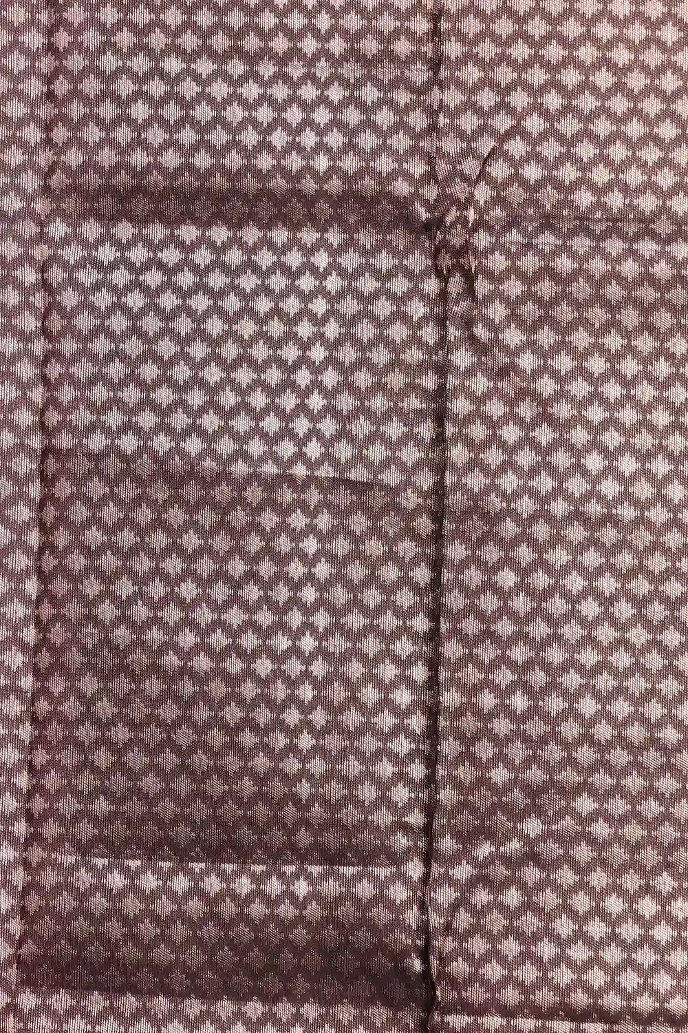 Grey Brown Kancheepuram Silk Saree