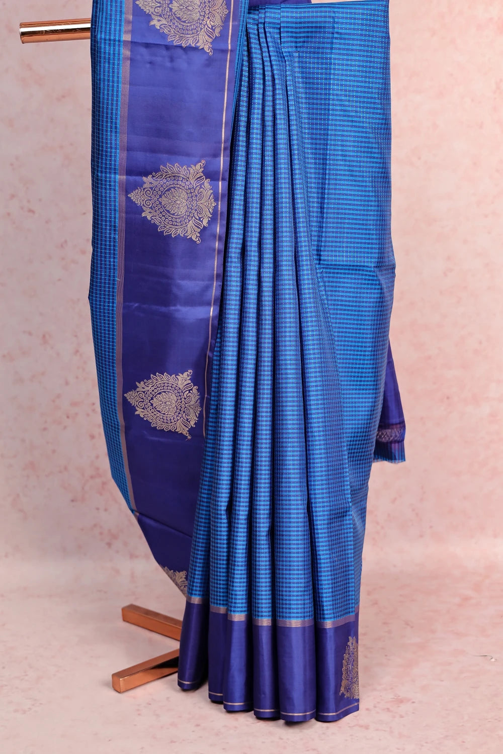 Blue Traditional Kancheepuram Saree