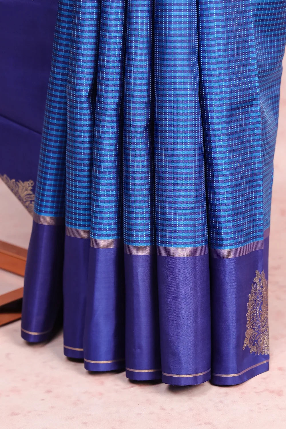 Blue Traditional Kancheepuram Saree