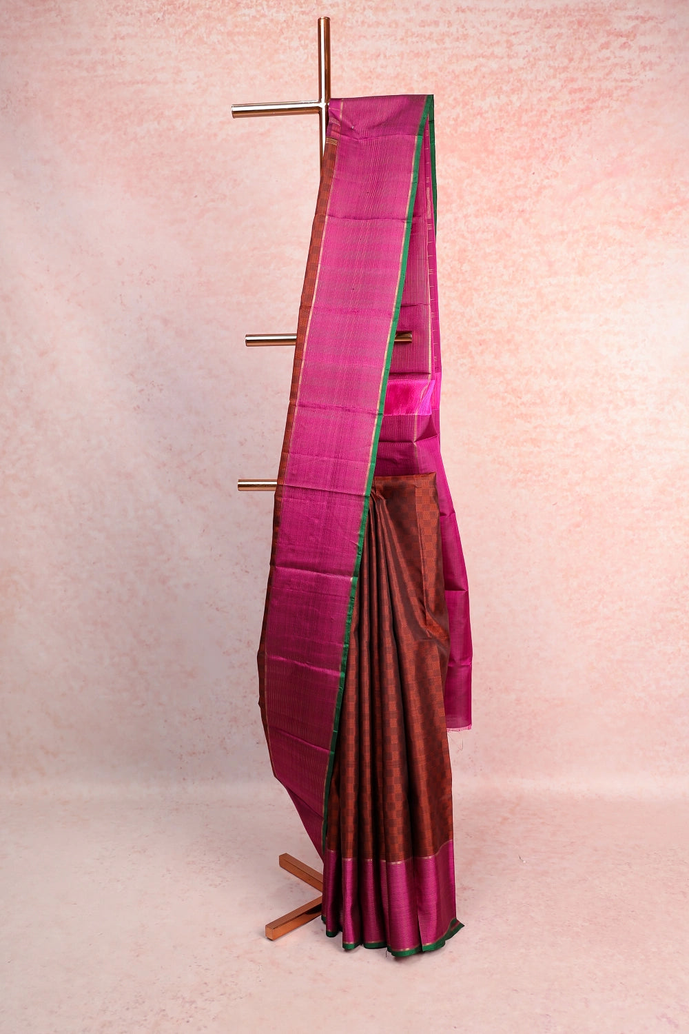 Brown Traditional Kancheepuram Saree