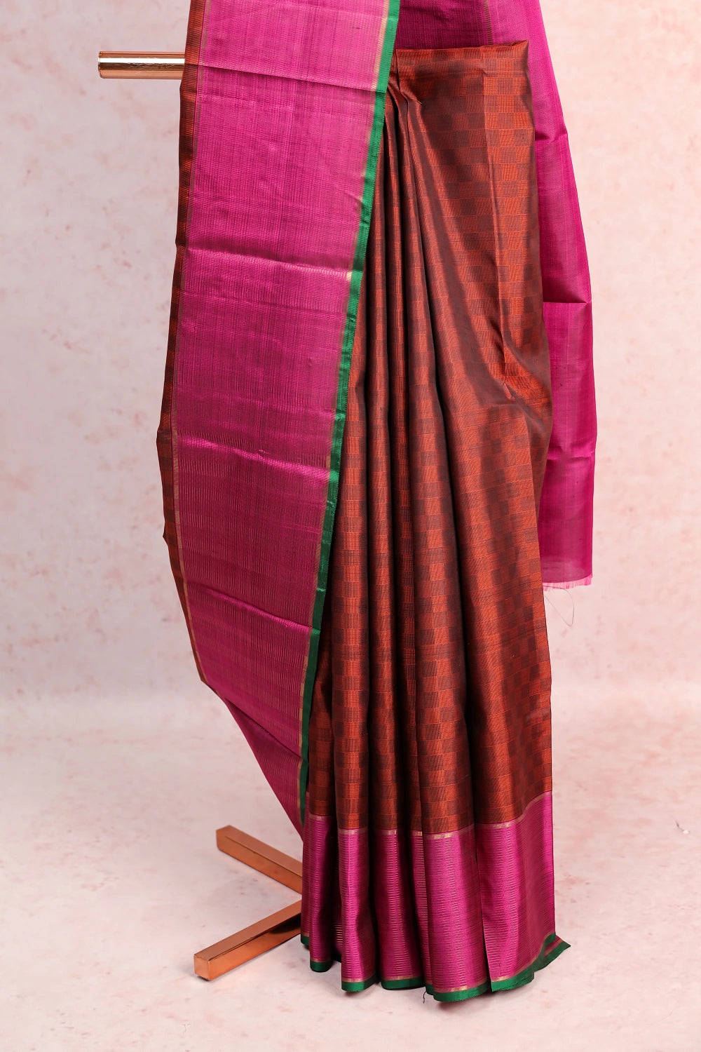 Brown Traditional Kancheepuram Saree