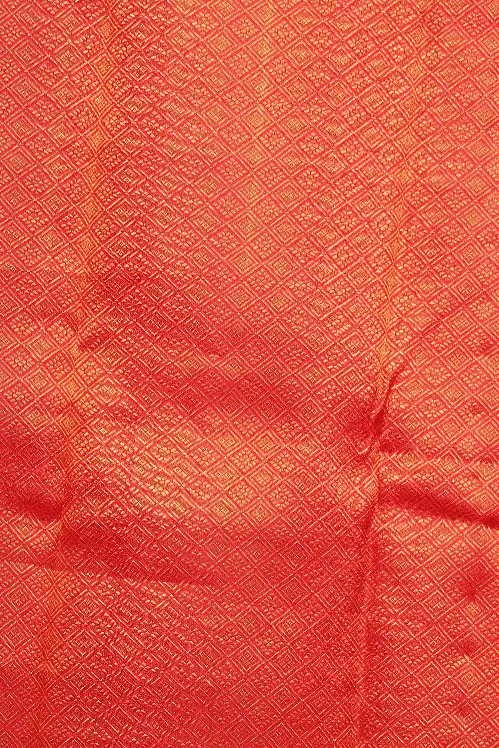 Reddish Pink Kancheepuram Silk Saree