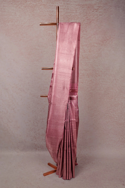Onion Pink Kancheepuram Silk Saree