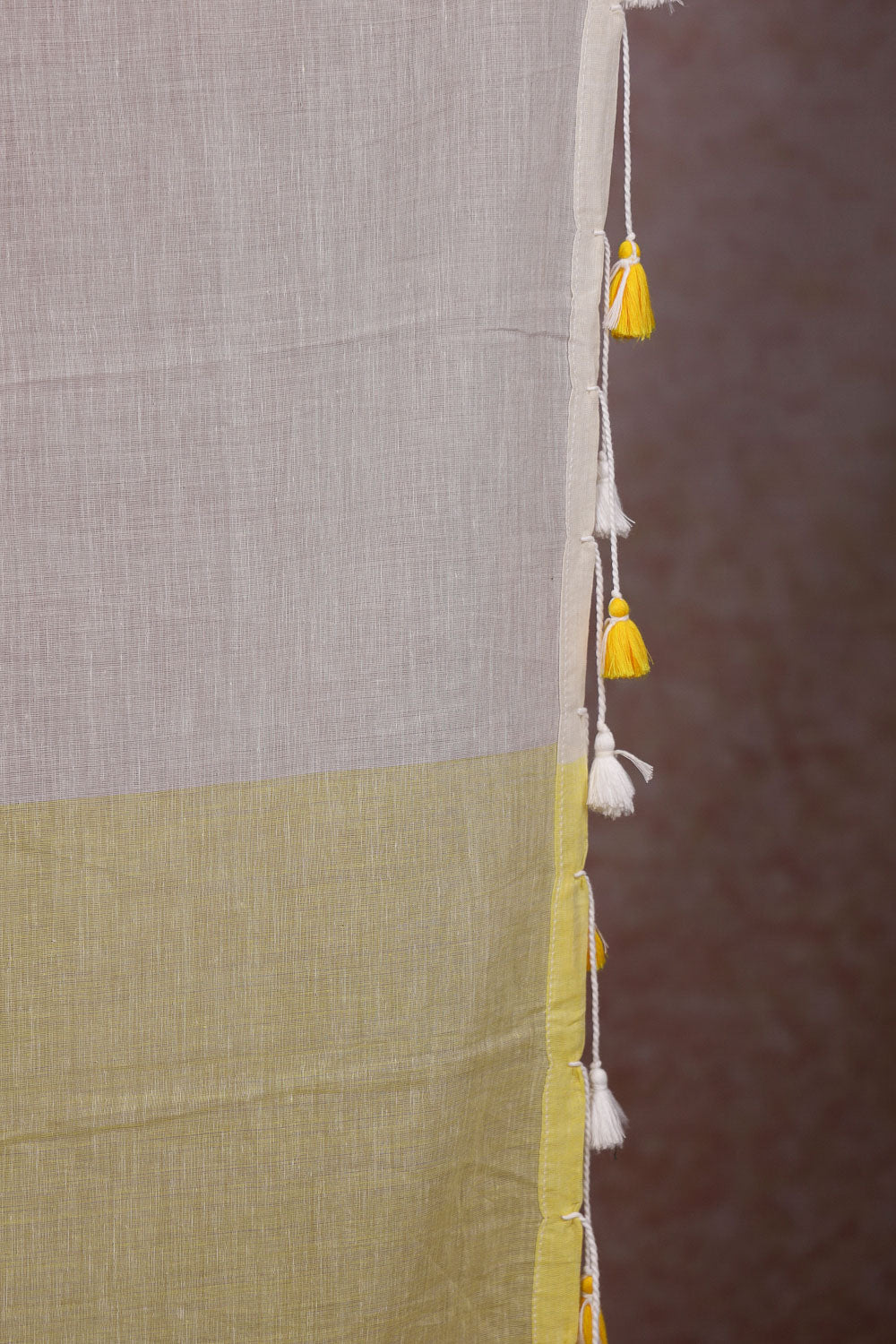 Cream Cotton Saree