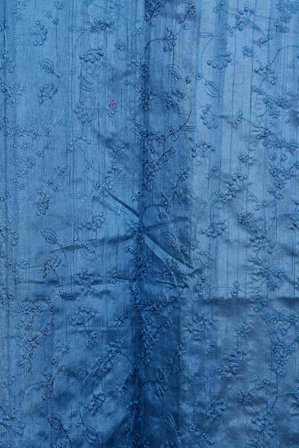 Dark Blue Semi Silk Saree