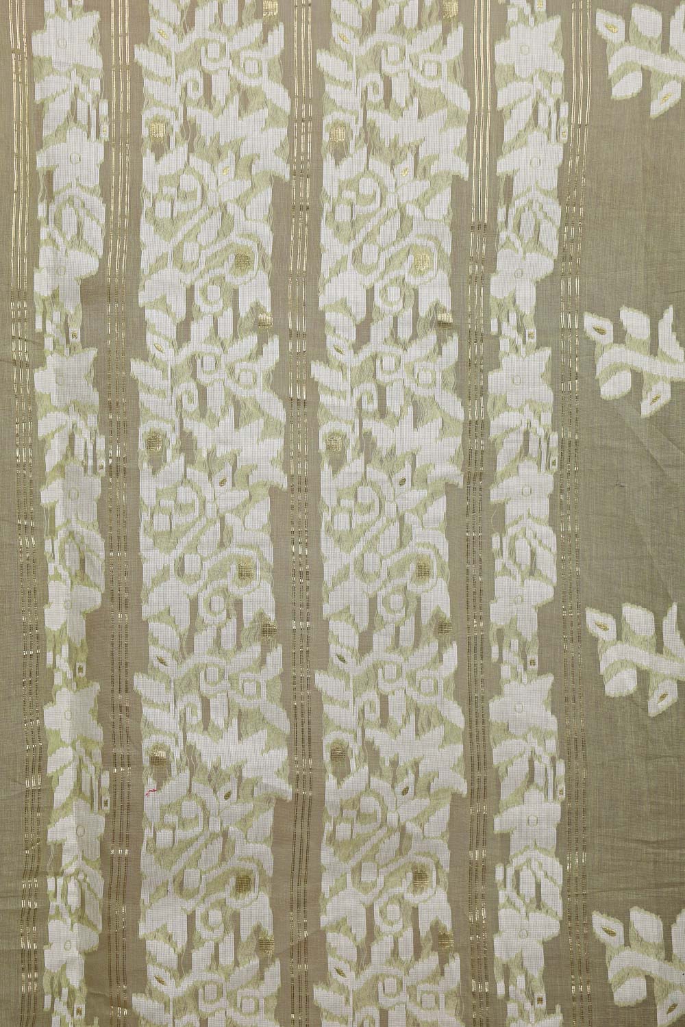 Pista Green Semi Organza Saree