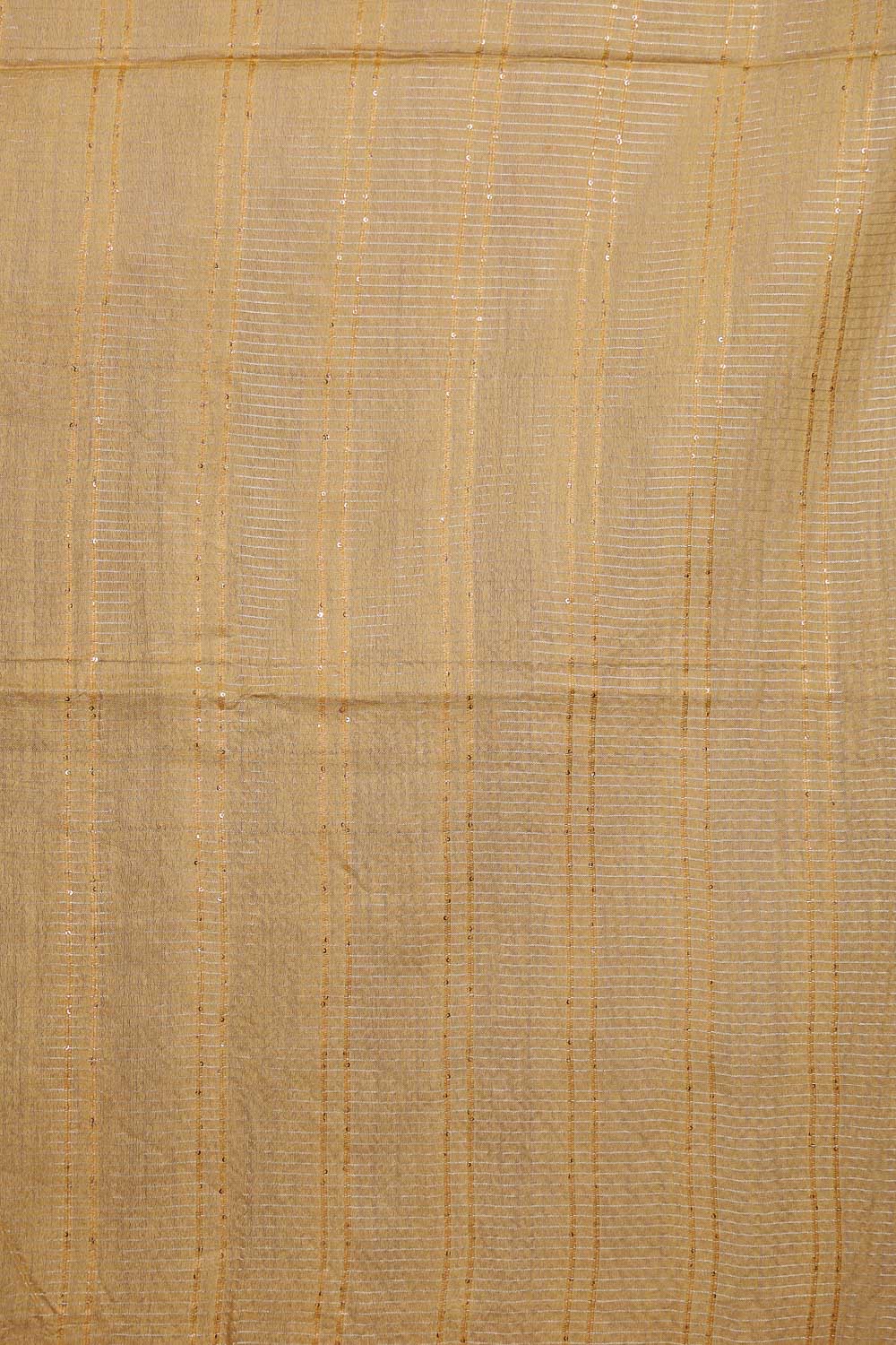 Yellow Semi Tussar Saree