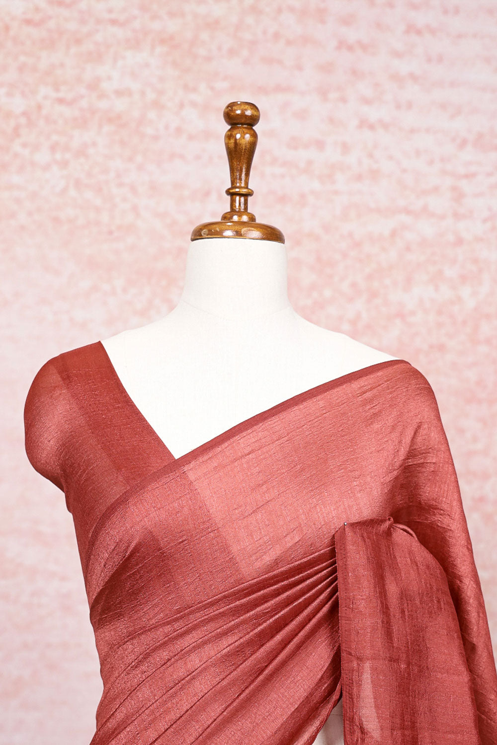 Copper Chiffon Saree