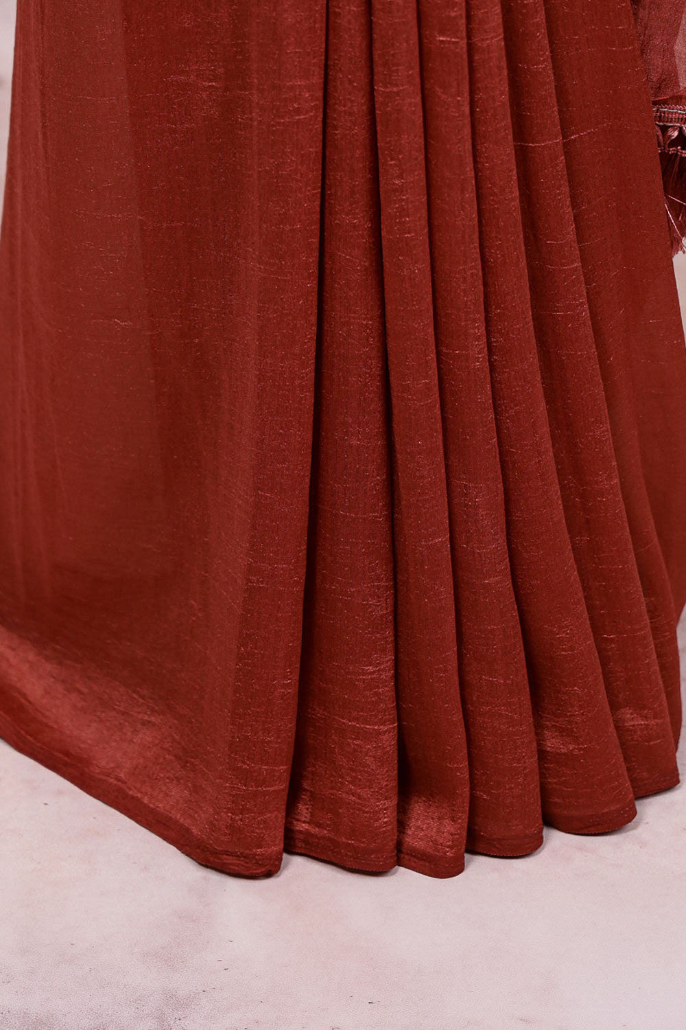Copper Chiffon Saree
