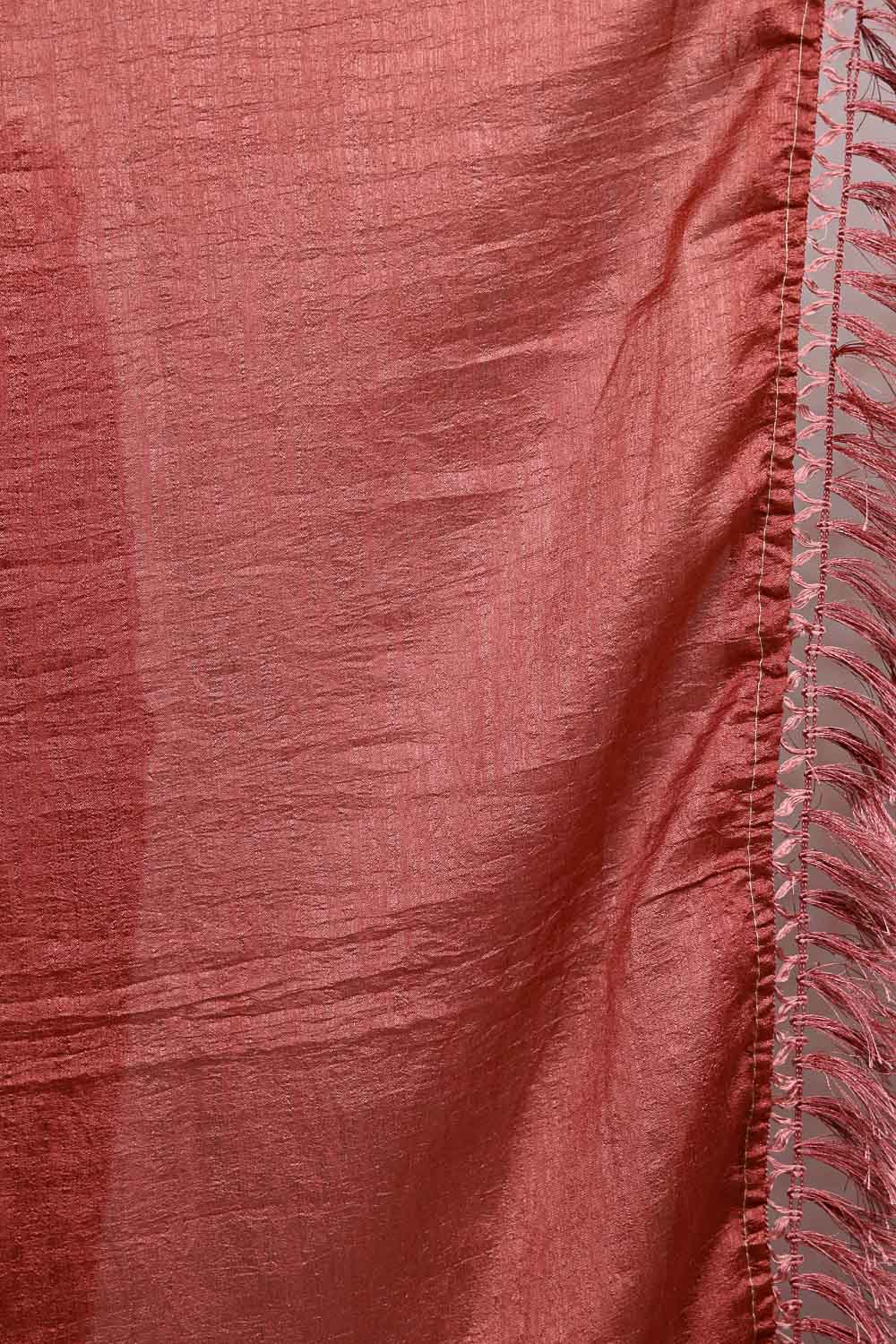 Copper Chiffon Saree