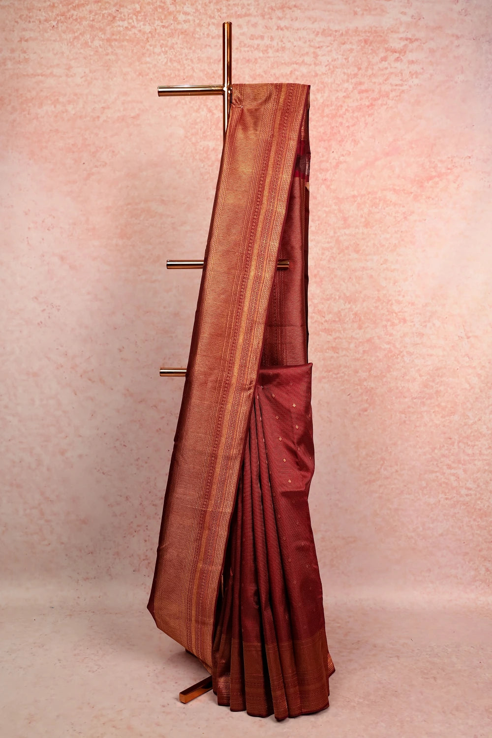 Coffee Brown Kancheepuram Silk Saree
