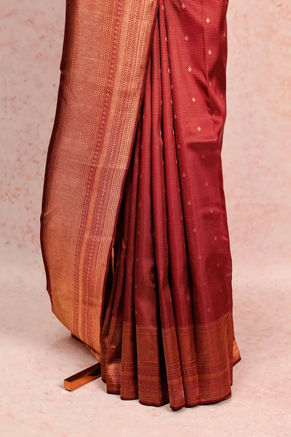 Coffee Brown Kancheepuram Silk Saree