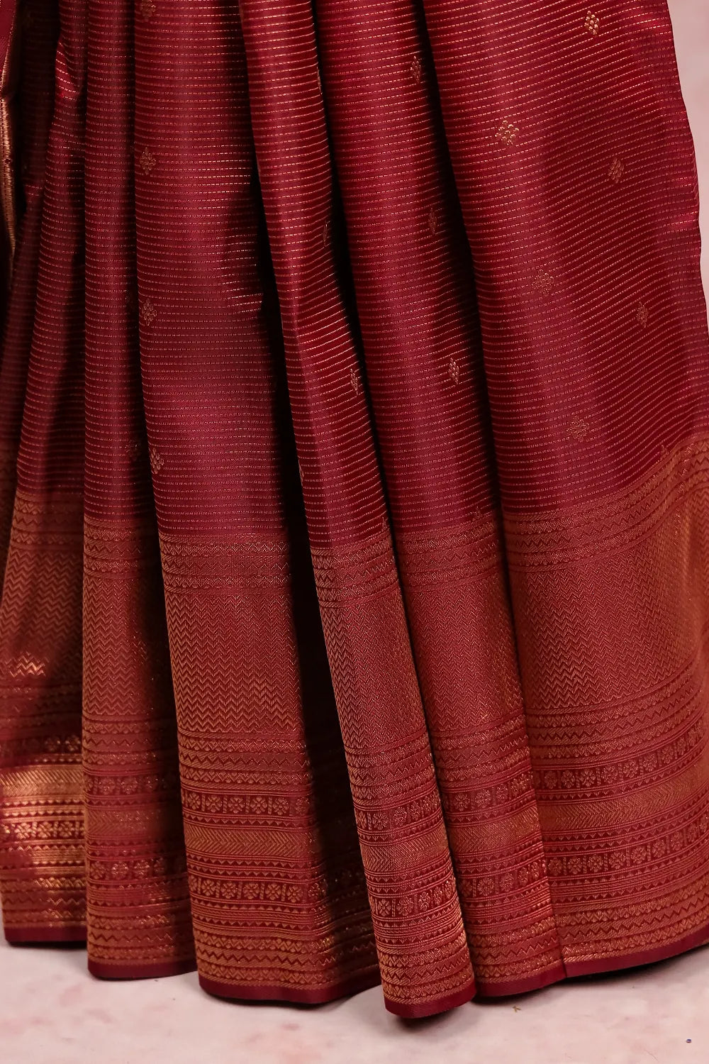 Coffee Brown Kancheepuram Silk Saree