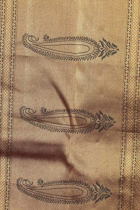 Bottle Green Kancheepuram Silk Saree