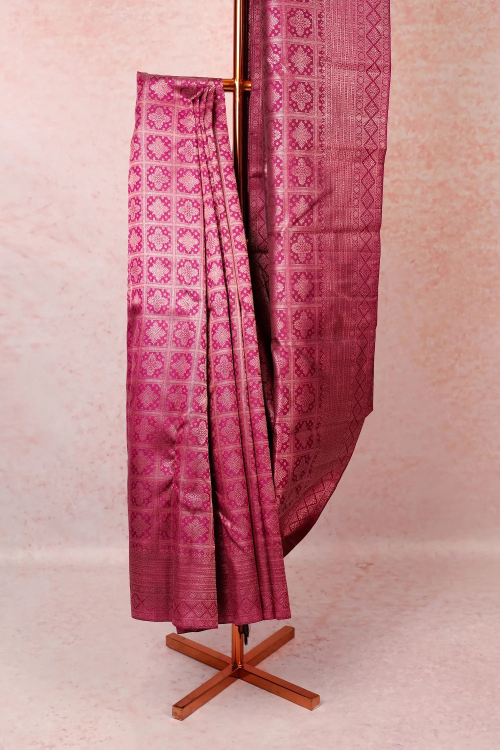 Purple Kancheepuram Silk Saree