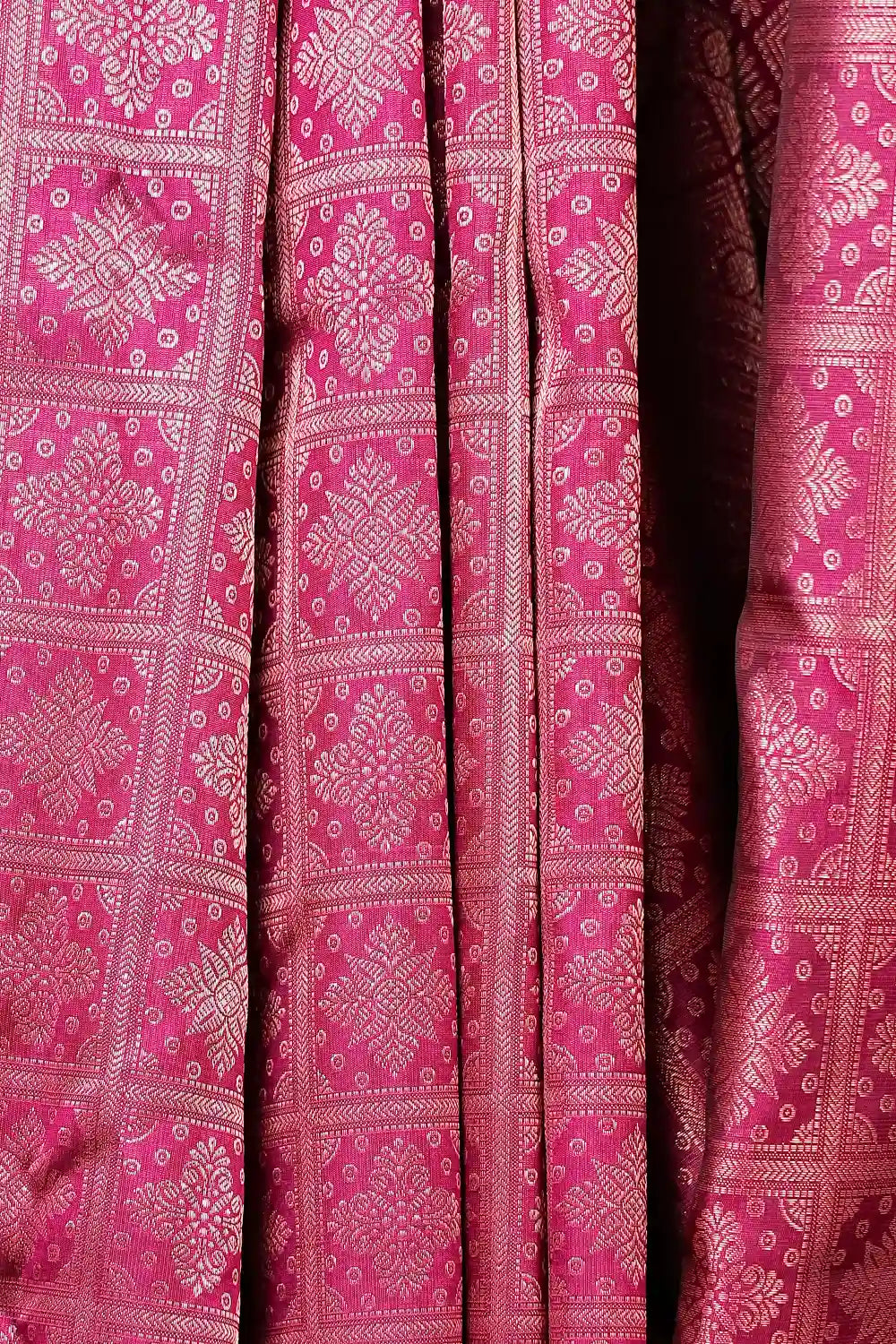 Purple Kancheepuram Silk Saree