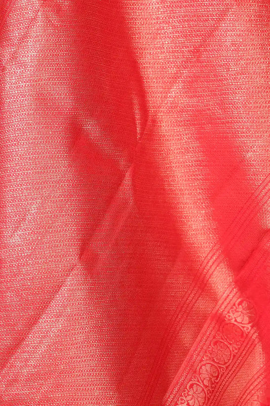 Chilly Red Kancheepuram Silk Saree