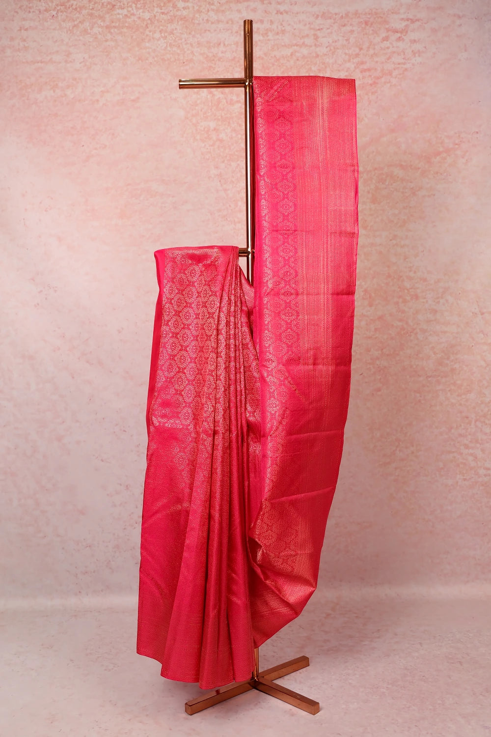 Pink Kancheepuram Silk Saree