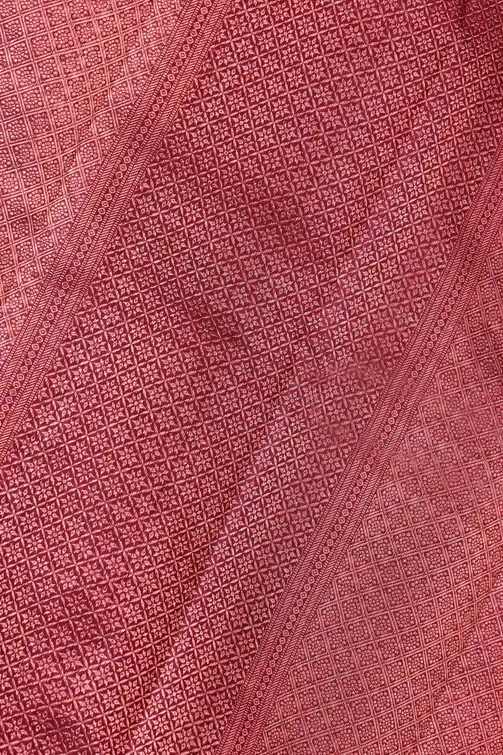 Dark Wine Kancheepuram Silk Saree