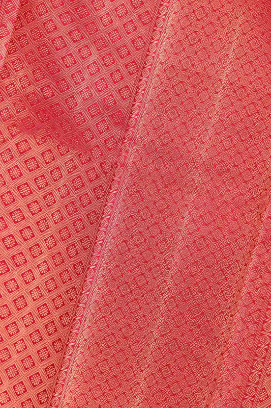 Dark Pink Kancheepuram Silk Saree